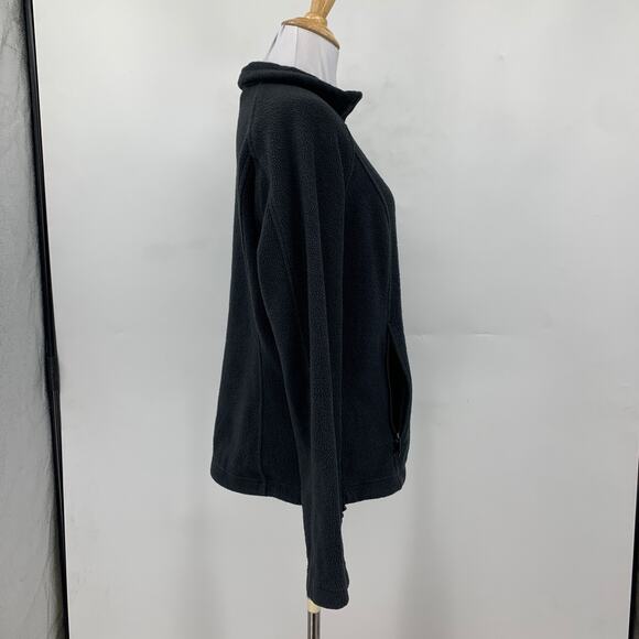 Columbia Jacket Womens M Medium Washed Black Benton Springs Full Zip Fleece - Picture 5 of 13